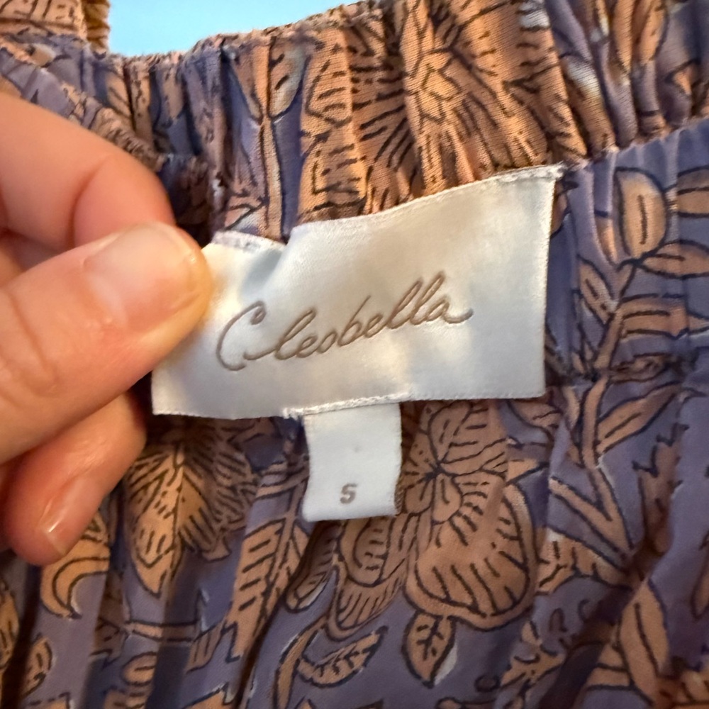 Cleobella Purple Paisley Maxi Dress - Picture 3 of 4